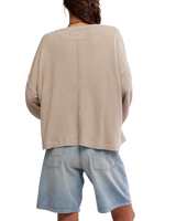 Free People Dawson Pocket Thermal Long Sleeve T‑Shirt