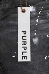 Purple Black Resin Knee Slit