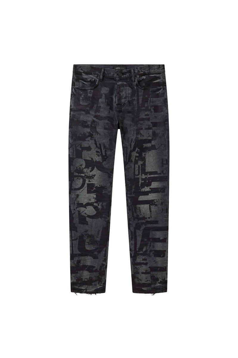 Purple P001 Grunge Print