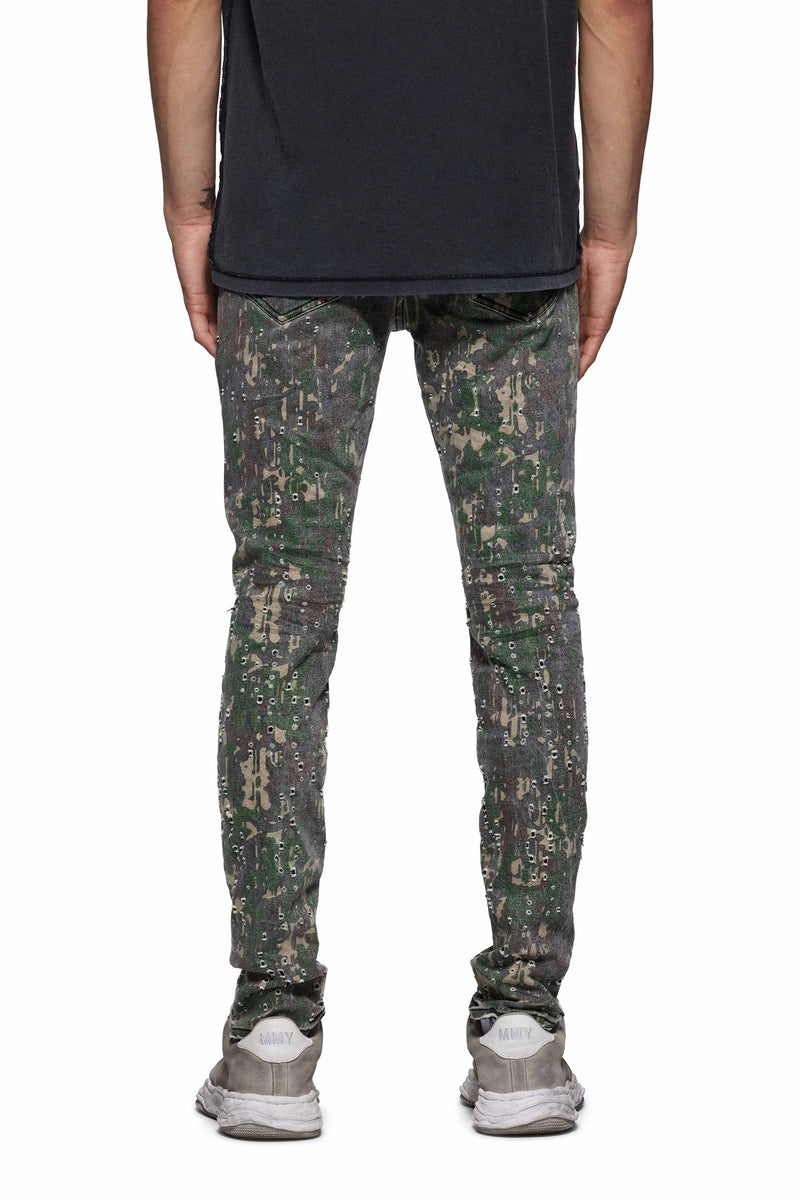 Purple Brand Militaire Buckshot Camo Jeans