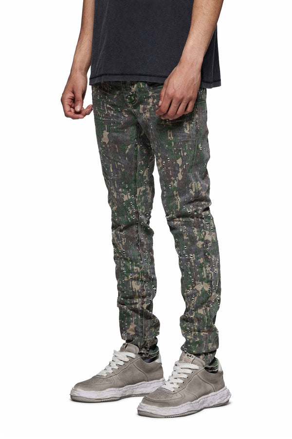 Purple Brand Militaire Buckshot Camo Jeans