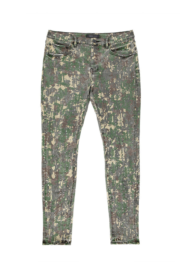 Purple Brand Militaire Buckshot Camo Jeans