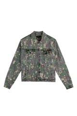 Purple Brand Militaire Buckshot Trucker Jacket