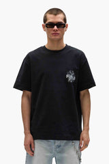 Purple Textured Jersey SS Tee