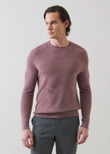 Merino Wool Ribbed Crewneck