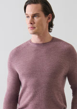 Merino Wool Ribbed Crewneck