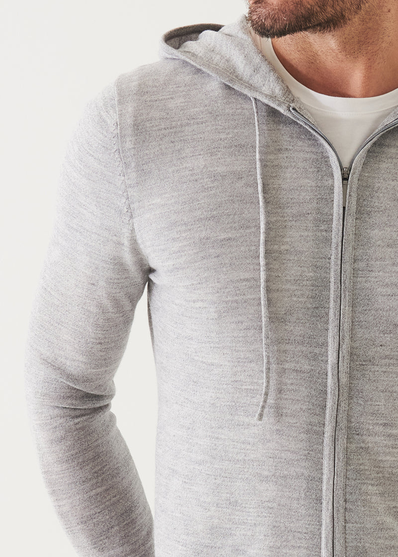 Patrick Assaraf Extra-Fine Merino Full Zip Hoodie