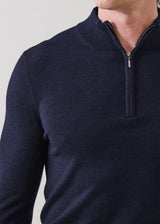 Extra-Fine Merino Quarter Zip