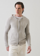 Patrick Assaraf Cotton/Cashmere Blend Full Zip Hoodie