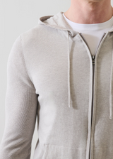 Patrick Assaraf Cotton/Cashmere Blend Full Zip Hoodie