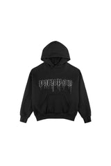 Purple Brand Crystal Gothic Drip Hoodie