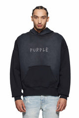 Purple Brand Studded Scratch Hoodie