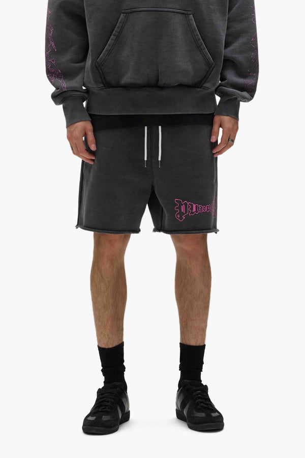 Purple Brand Arched Gothic Sweatshorts