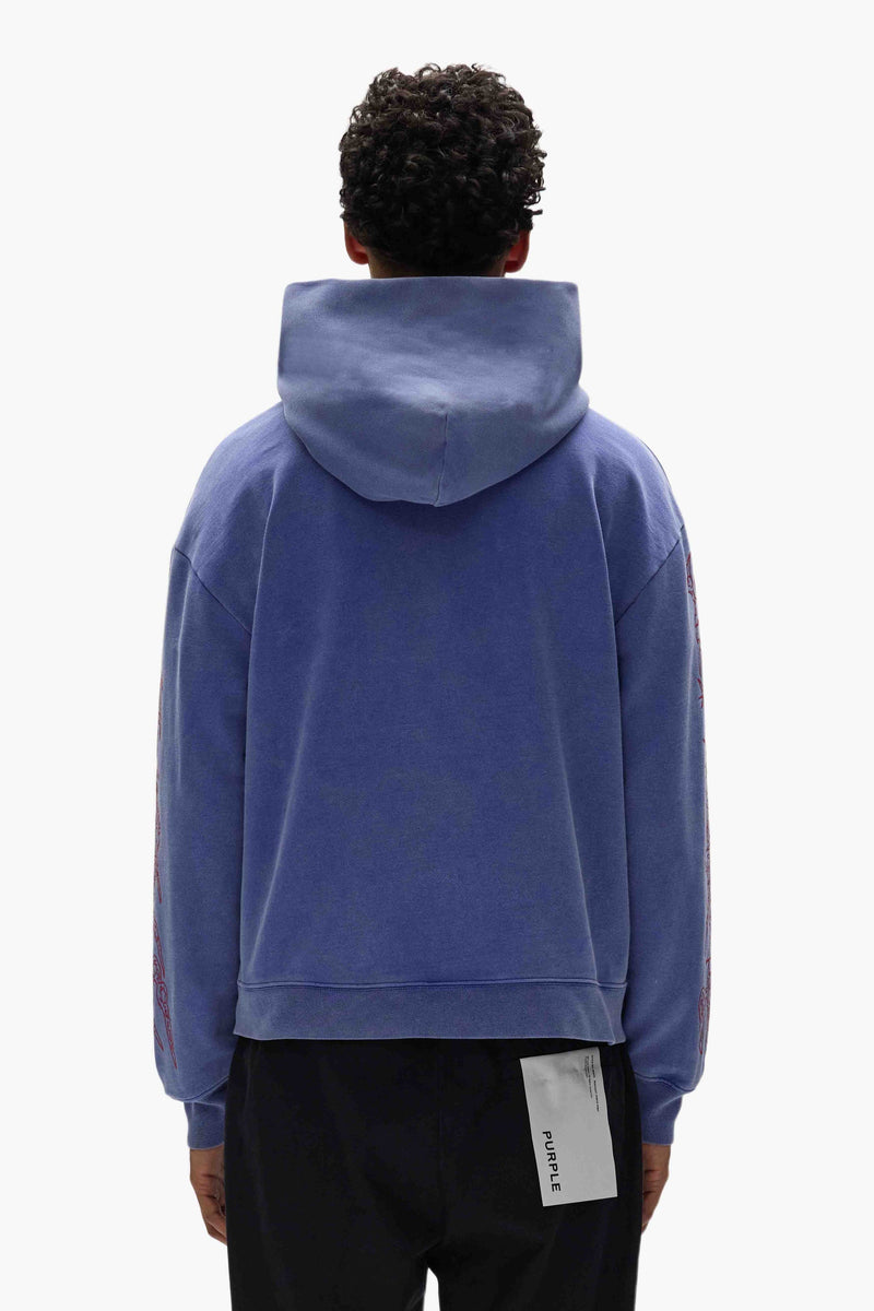 Purple Brand Arched Gothic Hoodie