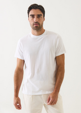 Patrick Assaraf Organic Pima Cotton High Neck T-Shirt