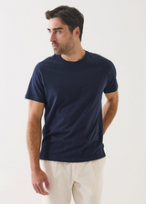Patrick Assaraf Organic Pima Cotton High Neck T-Shirt