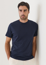 Patrick Assaraf Organic Pima Cotton High Neck T-Shirt