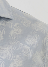 Patrick Assaraf SS Tropical Leaf Print Polo