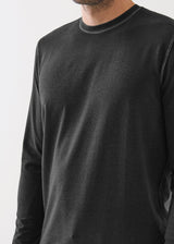 Pima Cotton Stretch Vintage Wash Long Sleeve T-Shirt