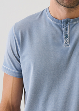 Patrick Assaraf Vintage Wash Henley