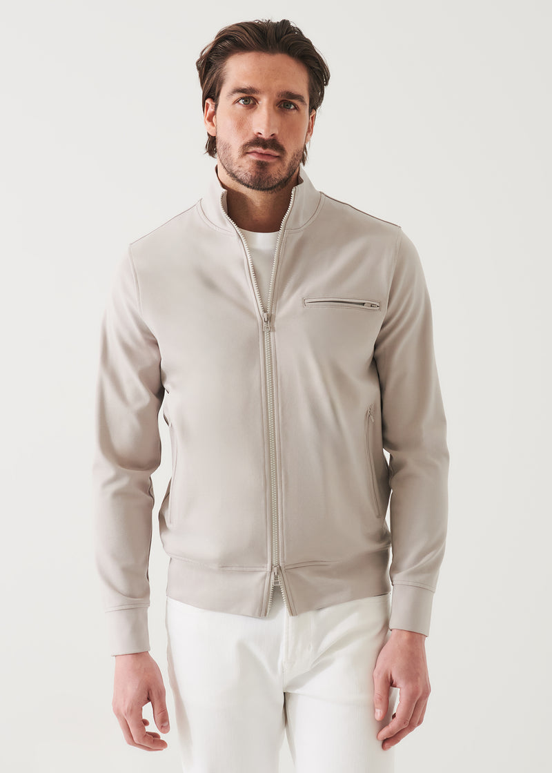 Patrick Assaraf Active Full Zip Track Jacket