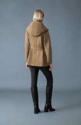 Mackage PAYA Wool Wrap Coat With Sash Belt