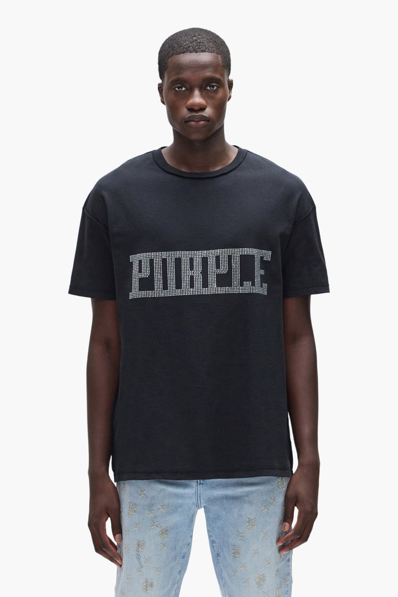 Purple Crystal Plaque Tee