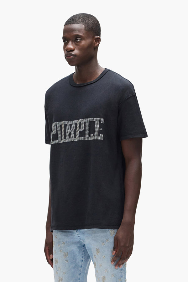 Purple Crystal Plaque Tee