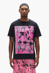 Purple Displaced Tee