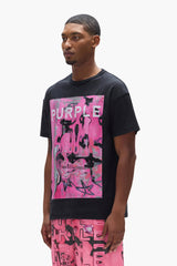 Purple Displaced Tee