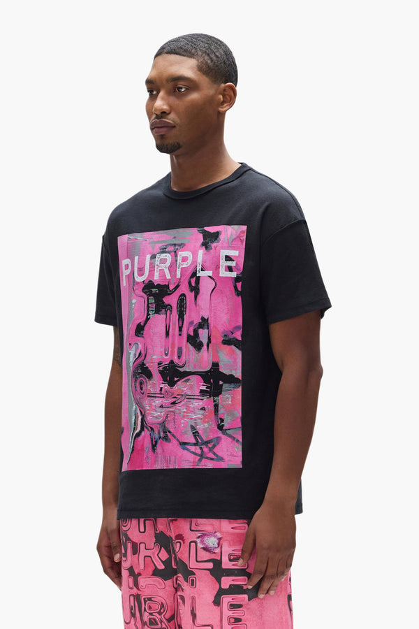 Purple Displaced Tee