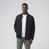 Good Man Brand Quilted Stadium Jacket- Black