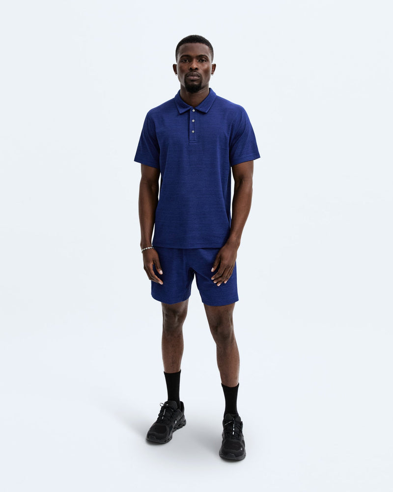 Reigning Champ Men's SOLOTEX MESH TIEBREAK POLO