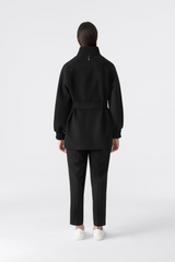 SHANIA Double-Face Wool Belted Jacket