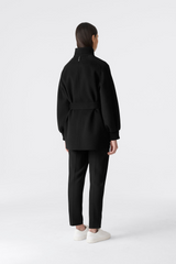 SHANIA Double-Face Wool Belted Jacket