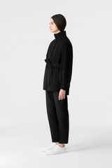 SHANIA Double-Face Wool Belted Jacket