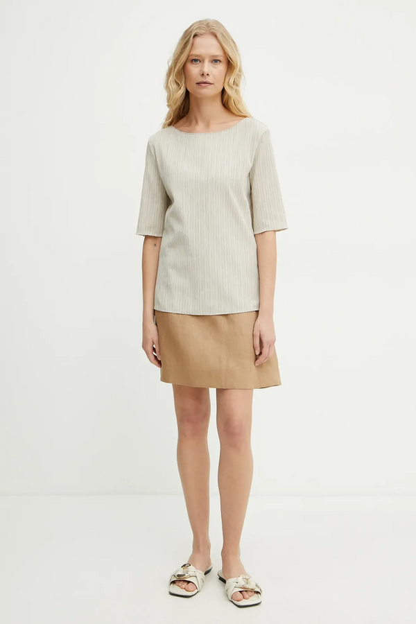 Max Mara Caraibi Beige Blouse