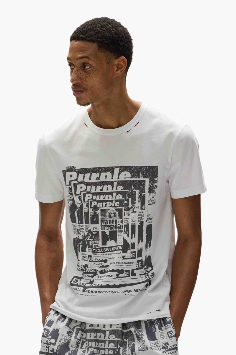 Purple Brand Tabloids Tee