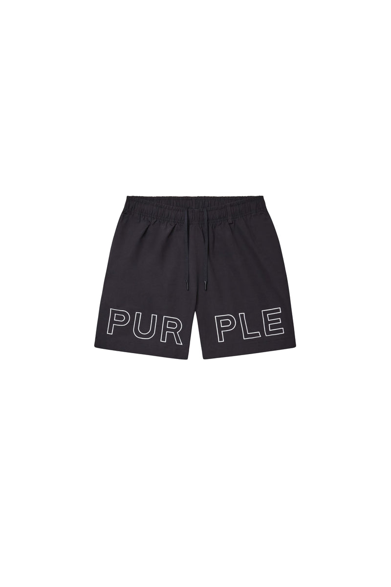 Purple Brand Outline Swim Shorts