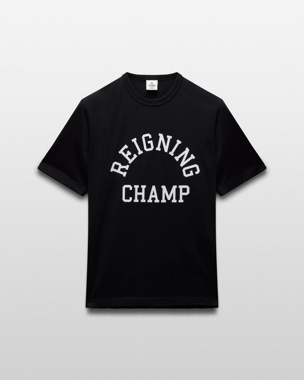 Reigning Champ Lightweight Jersey Arch Logo Standard T-Shirt