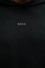 BOSS Green Top ,Black, Printed pattern, Hoodie