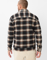 SANTIAGO CHECKED OVERSHIRT IN A WOOL BLEND