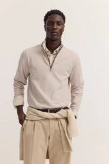 Long Sleeve Quarter Zip Sweater