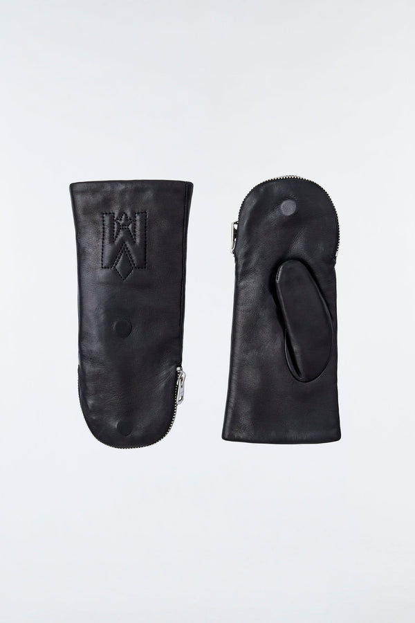 Mackage Tyresa Black Shearling-lined Mittens