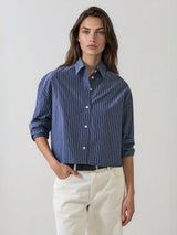 Long Sleeve Cotton Boxy Shirt