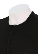 John Varvatos Walden Henley in Broken Stitch