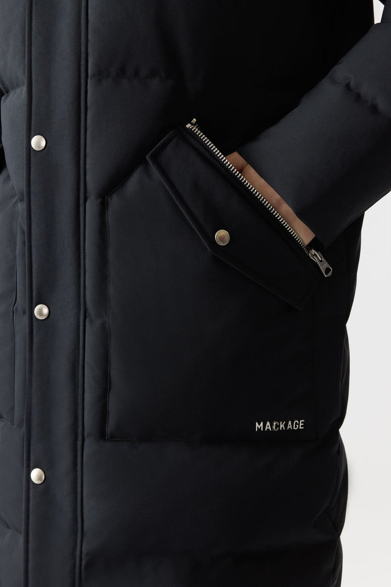 MACKAGE WERNER-Z Quilted Down Parka With Removable Bib
