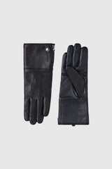 WILLIS (R)Leather glove with shearling cuff