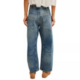 Minimalist Moxie Barrel Jean