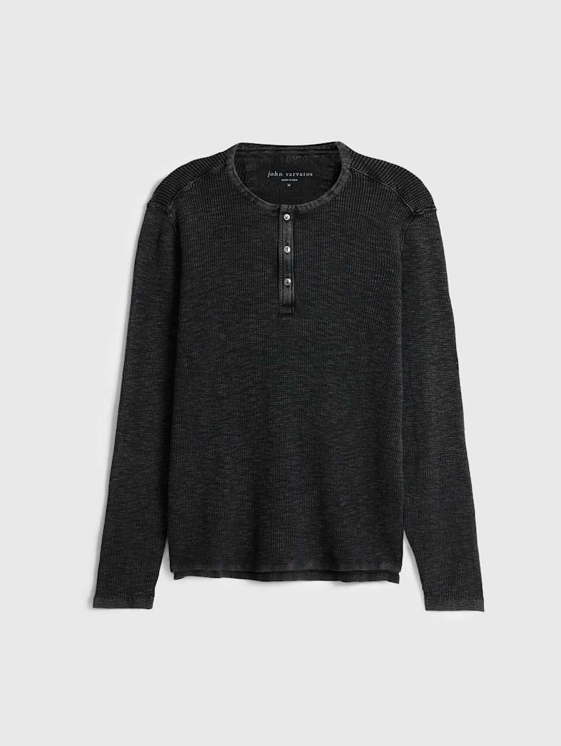 John Varvatos Memphis Waffle Henley